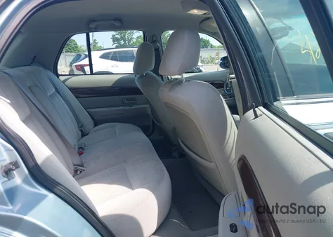 2003 Mercury Grand Marquis Ls from USA, damaged, VIN 2MEFM75WX3X615552